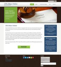 CPA Ethics Online Website image