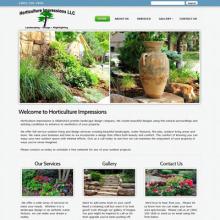 A demo landscaping website design image