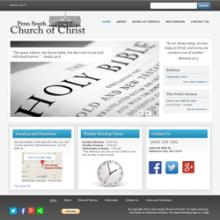 Penn South Church of Christ website image