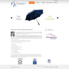 Ross Hankins Insurance Agency website image