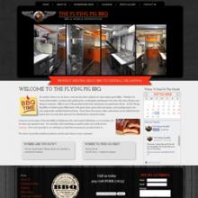 The Flying Pig BBQ website image